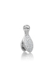 Hanger Leaf Celestial Crystal Zilver