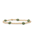 Lime Jade Cushion Cut armband