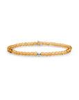 Light Citrine Quartz Saturn small armband