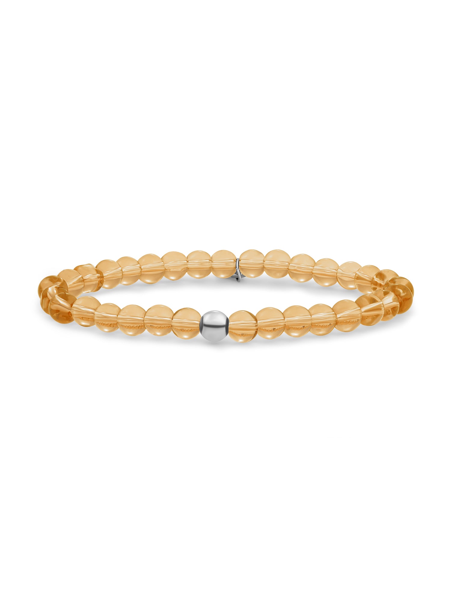 Light Citrine Quartz Saturn Large armband