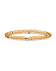 Light Citrine Quartz Saturn Large armband