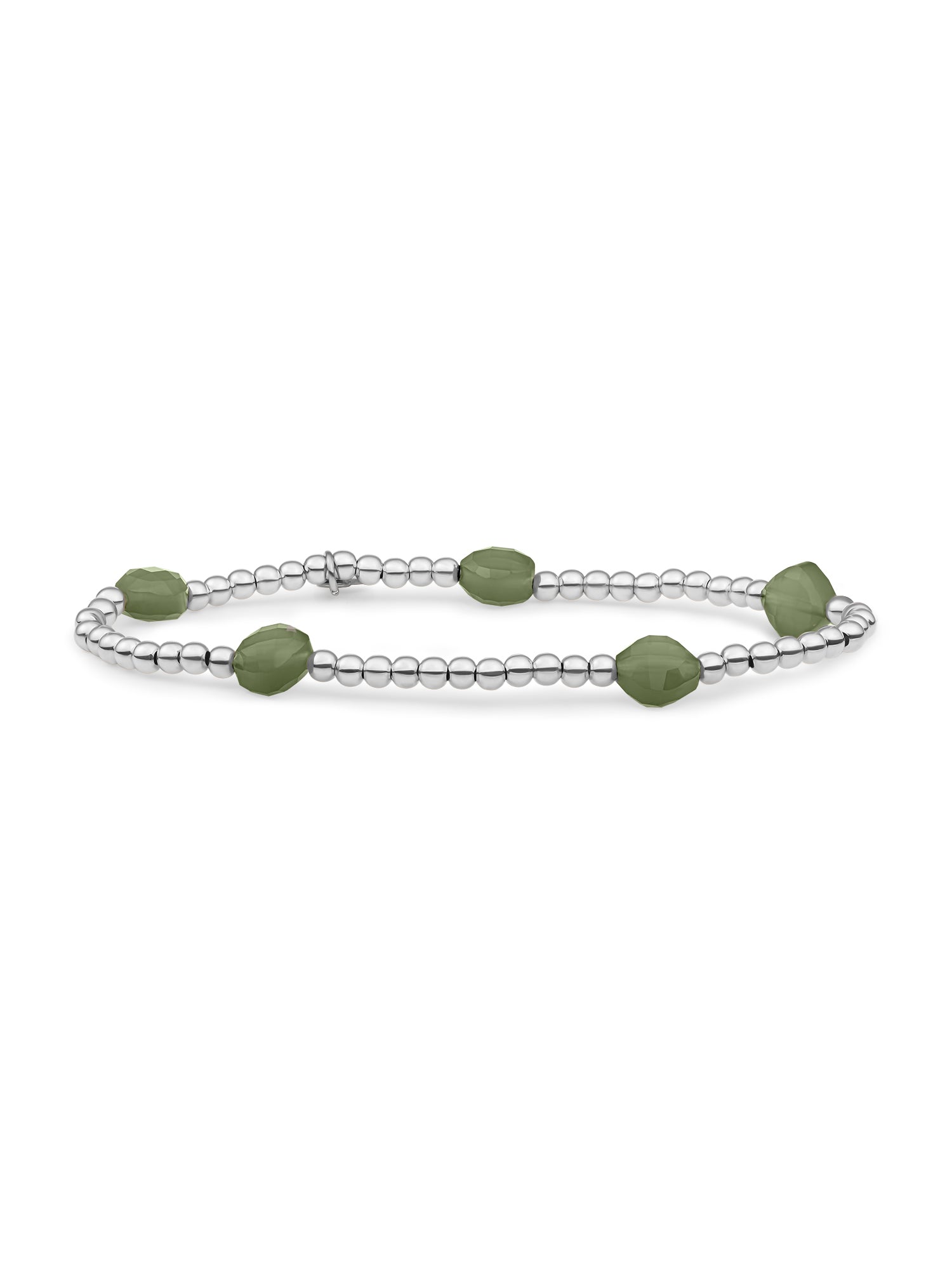 Lime Jade Cushion Cut armband