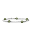 Lime Jade Cushion Cut armband
