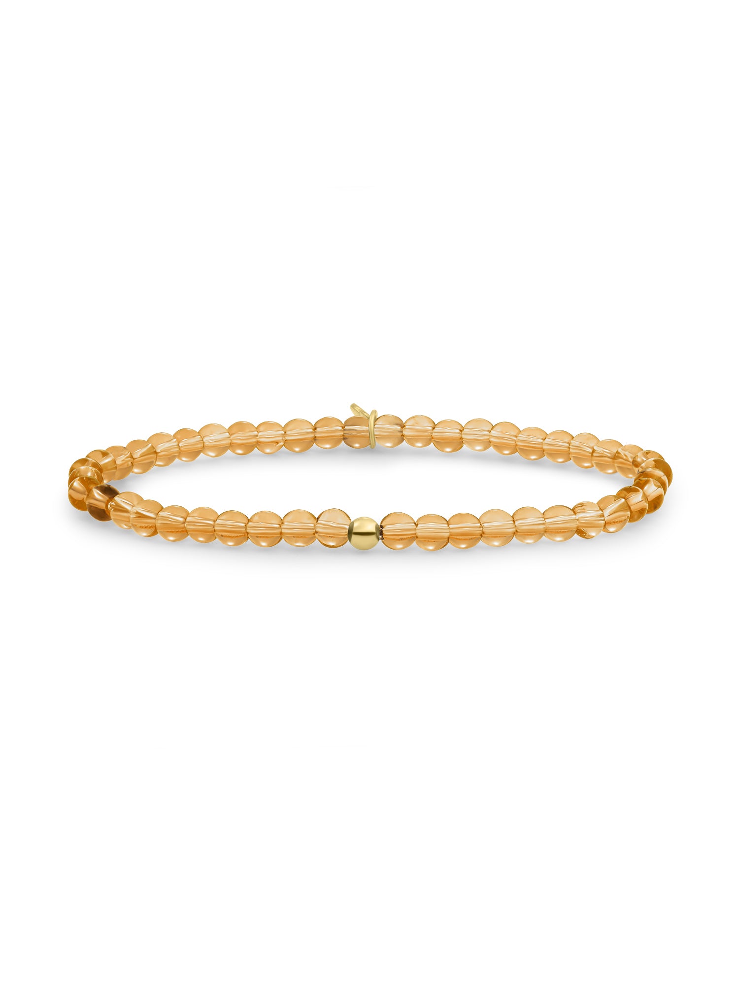 Light Citrine Quartz Saturn small armband
