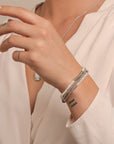 Moonstone Universe Armbanden Stack | Zilver