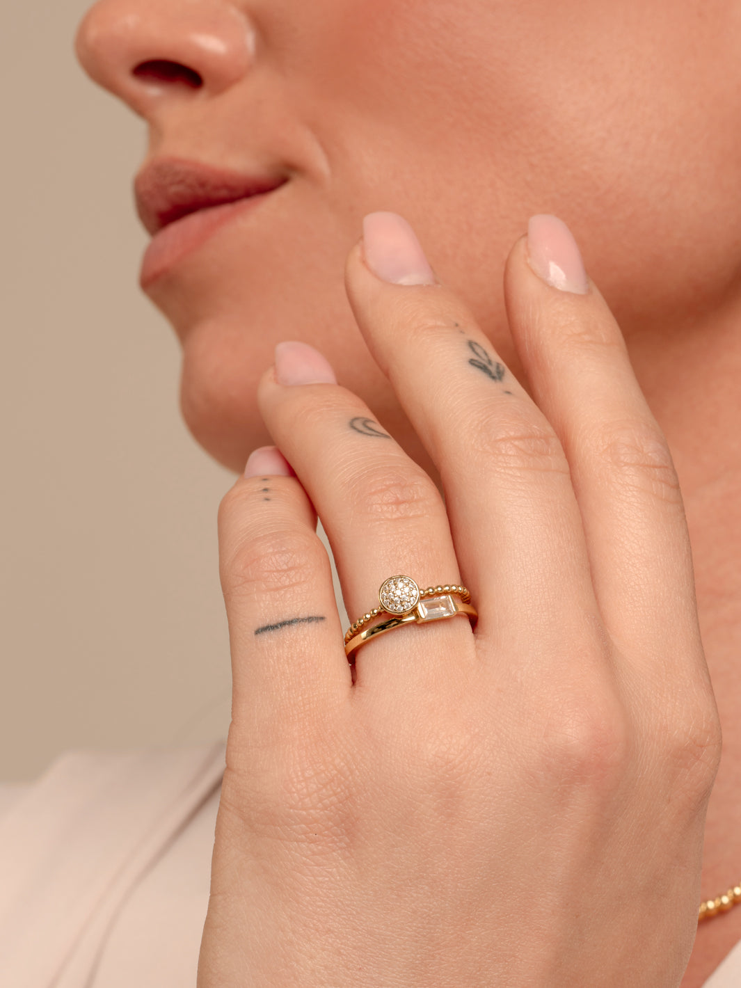 Essentials Ringen Stack | 9 karaat
