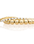 Essentials Saturn Tennis Baguette Armbanden Stack | Goudkleurig