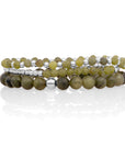 Southern Jade Saturn Interstellar Armbanden Stack | Zilver