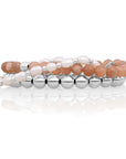Pearl Interstellar Saturn Armbanden Stack | Zilver