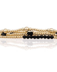 Onyx Reverse Edge Mix armbaden stack | Goudkleurig