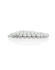 Opalite Interstellar Saturn Large Armbanden Stack | Zilver