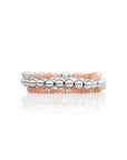 Sunstone Roundel Bold Mix Armbanden Stack | Zilver