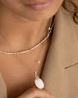 Hanger Leaf Celestial Crystal | Goudkleurig