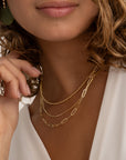 Long Link Ketting | Goudkleurig