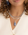 Herringbone Ketting | Zilver