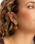 Tiger Eye Cushion Cut oorbel edelstenen