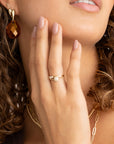 Baguette Ring | 9 karaat