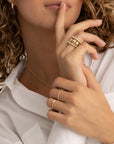 Baguette Ring | 9 karaat