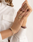 Essentials Double Bubble Ringen Stack | Goudkleurig