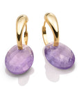 oorbellen voor dames met amethyst edelsteen