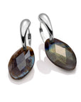 Labradorite Leaf Bold Fuse Oorbellen Set | Zilver