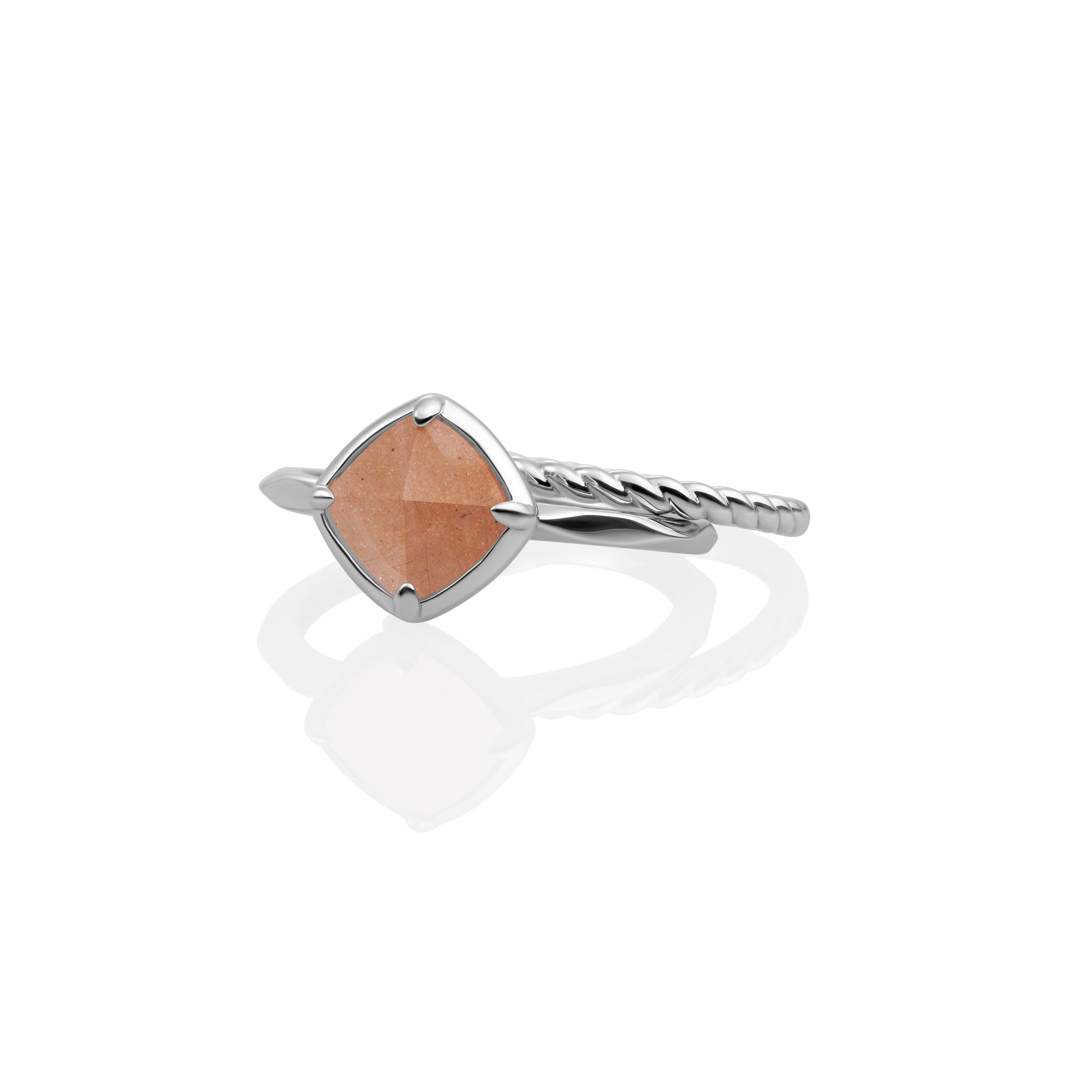 Sunstone Edge Ringen Stack | Zilver