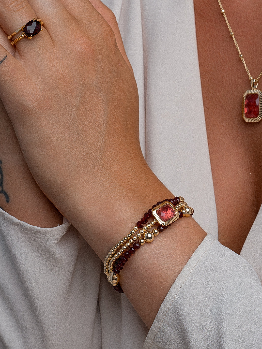 edelsteen armband Sparkling