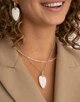 Mother of Pearl Blossom ketting edelsteen