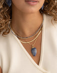 Blue Aventurine Blossom ketting edelsteen