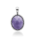 Twist pendant - Amethyst