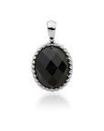 Twist pendant - Onyx