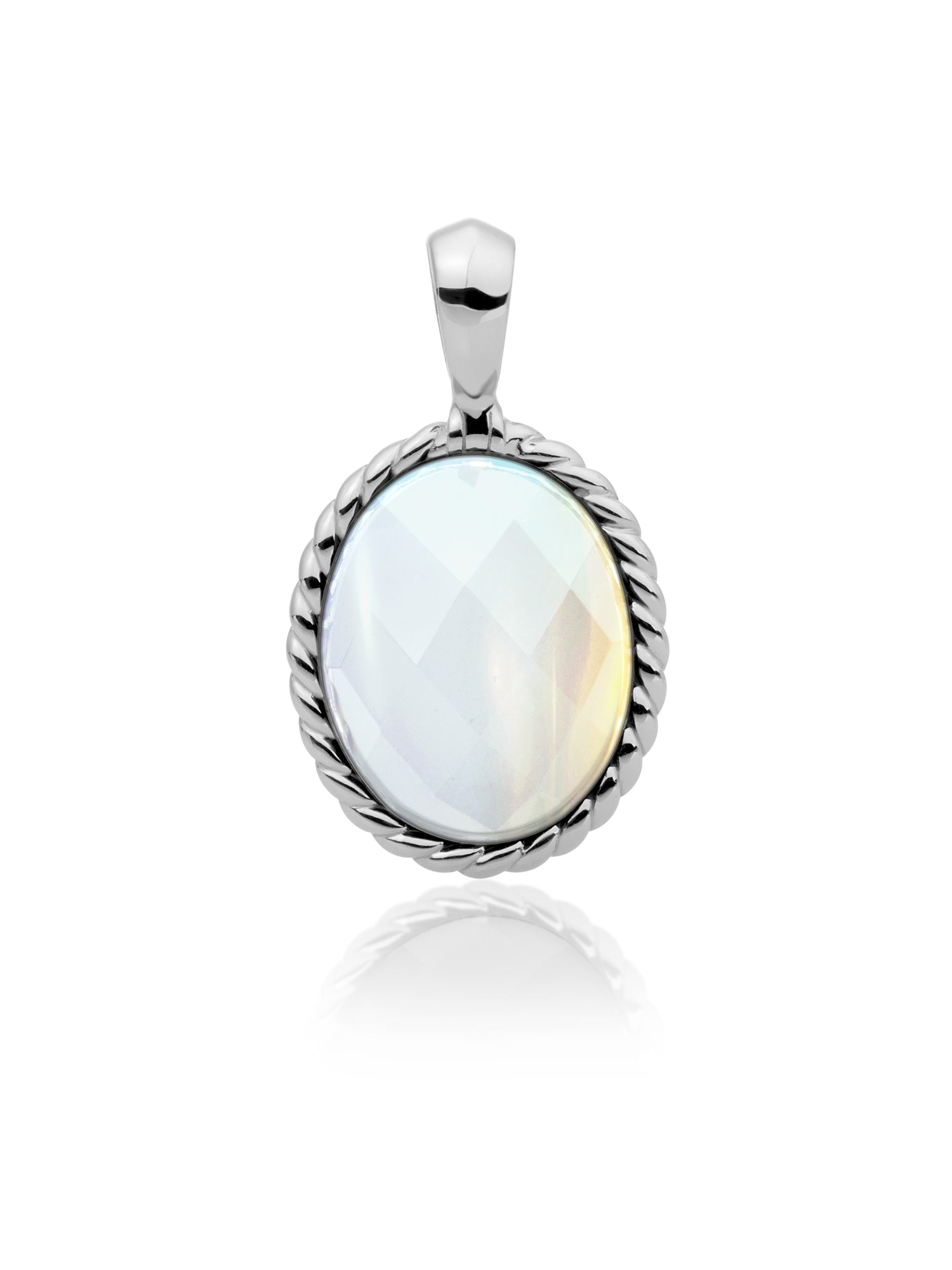 Twist pendant - Opalite