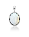 Twist pendant - Opalite