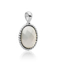Twist pendant - Mother of Pearl