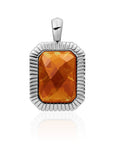ketting edelsteen hanger in 925 sterling zilver