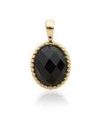 Twist pendant - Onyx