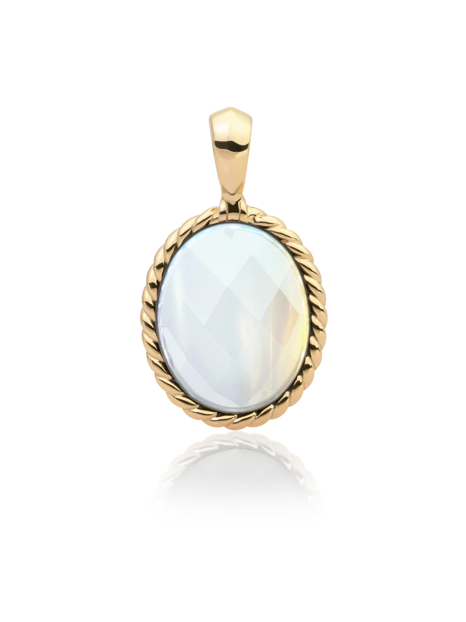 Twist pendant - Opalite