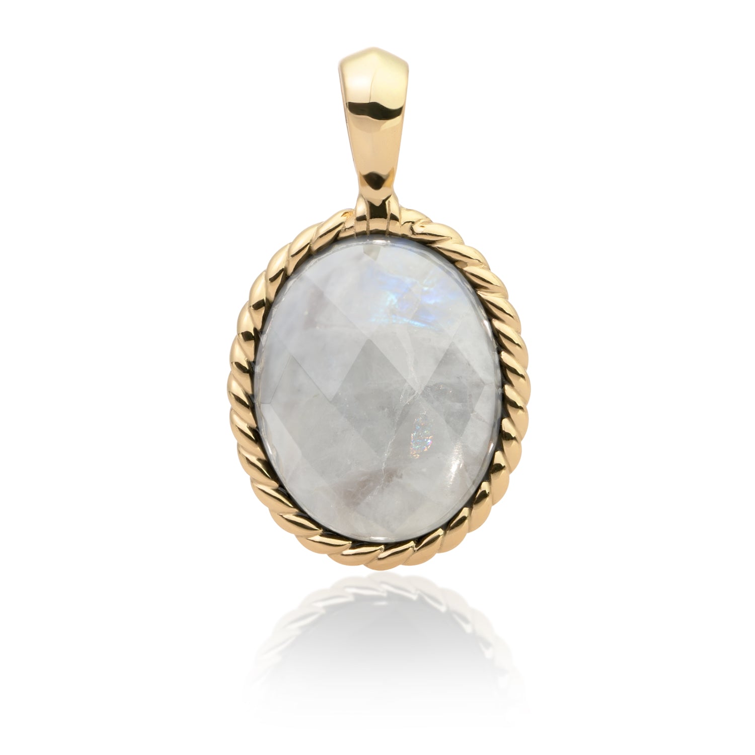 hanger voor aan ketting in geelgoud van Sparkling jewels