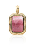ketting hanger goud voor dames met Sparkling edelsteen