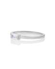 Baguette Ring | zilver