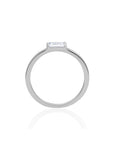 Baguette Ring | zilver