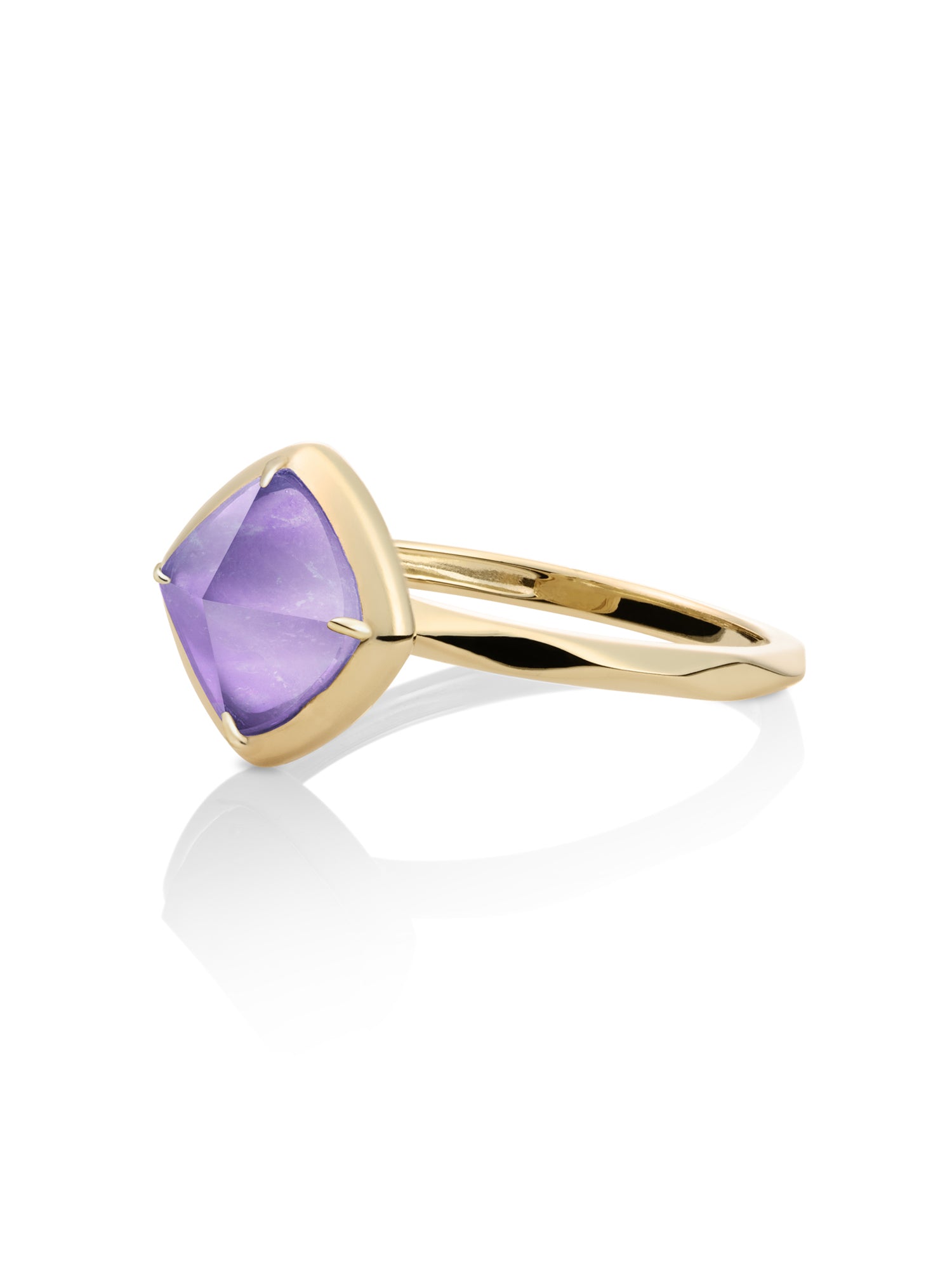 Edge Ring Amethyst | 9 karaat
