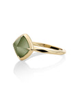 Edge Ring Lime Jade | 9 karaat