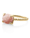 Twist Ring Sunstone | 9 karaat