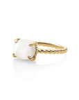 Twist Ring Mother of Pearl | 9 karaat