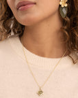 Lime Jade Cushion Cut Ketting Set | Goudkleurig