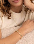 Lime Jade Cushion Cut armband