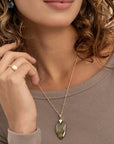 Labradorite Blossom ketting edelsteen