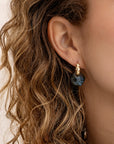Labradorite Cushion Cut oorbel edelstenen