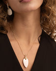 Mother of Pearl Blossom ketting edelsteen